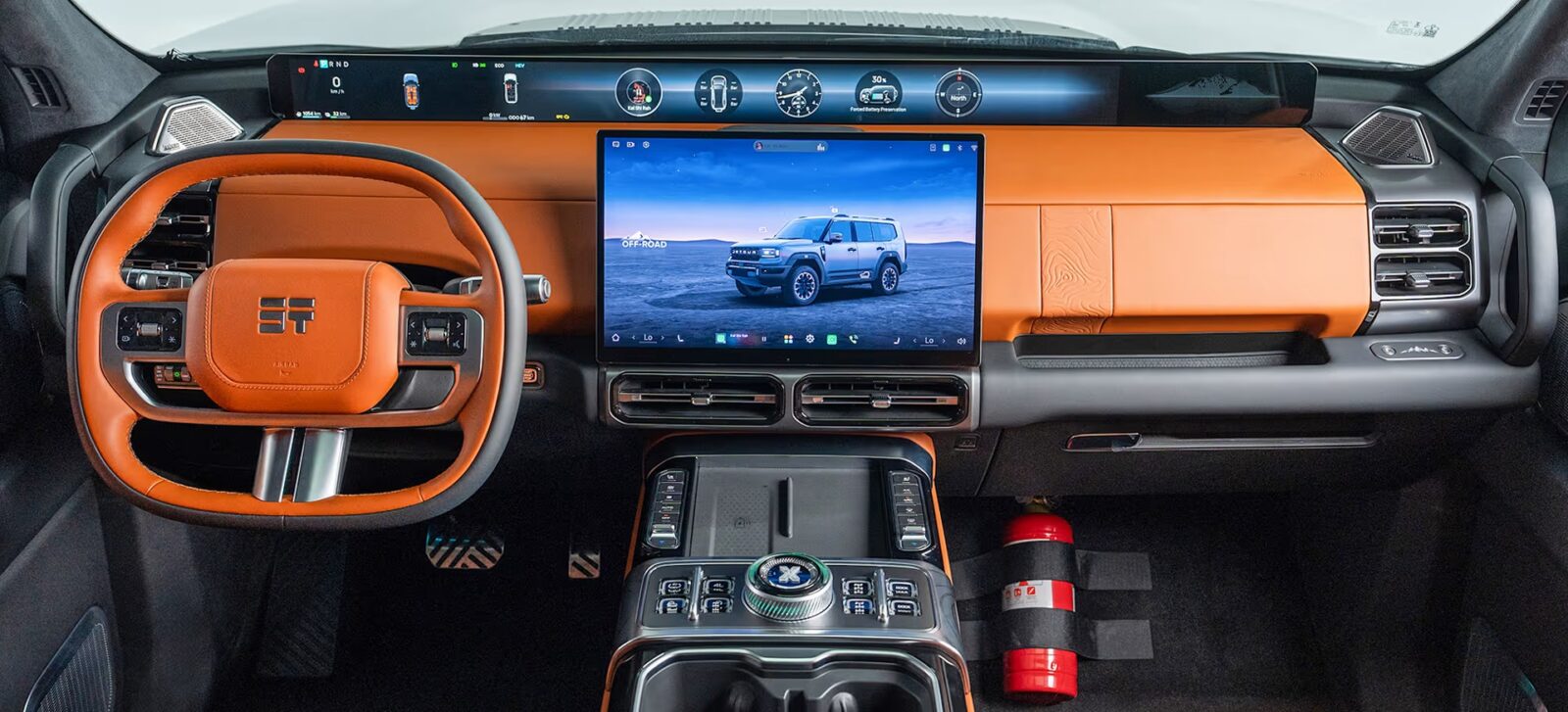 Jetour Zongheng G700 wnętrze