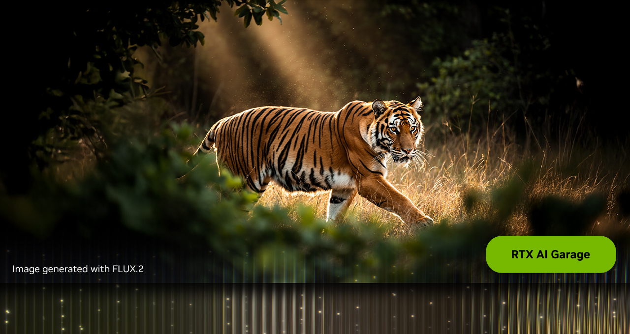 FLUX.2 działa na kartach NVIDIA RTX. Fotorealistyczne generowanie obrazów AI na komputerze