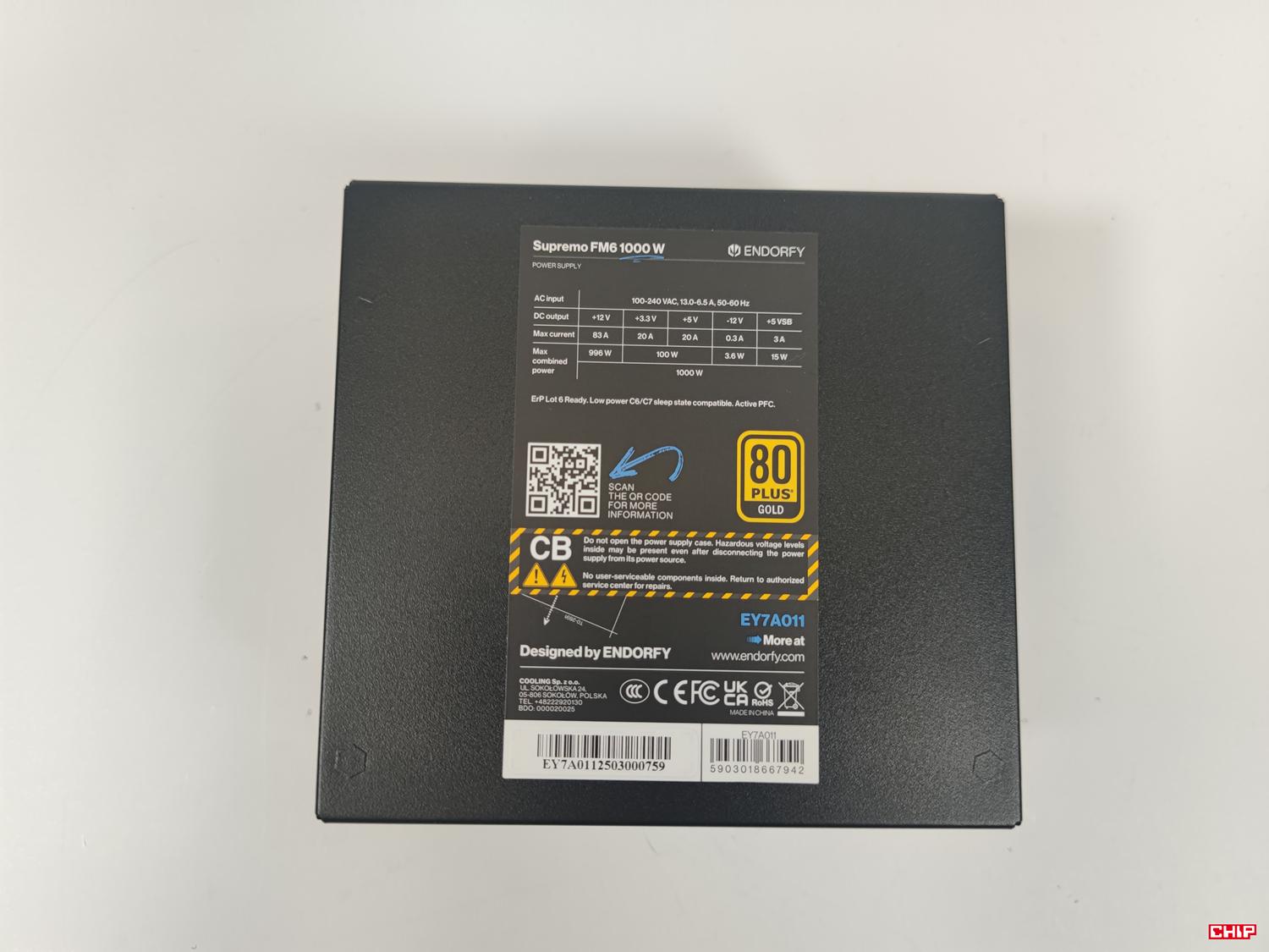 test Endorfy Supremo FM6 1000W, recenzja Endorfy Supremo FM6 1000W opinia Endorfy Supremo FM6 1000W