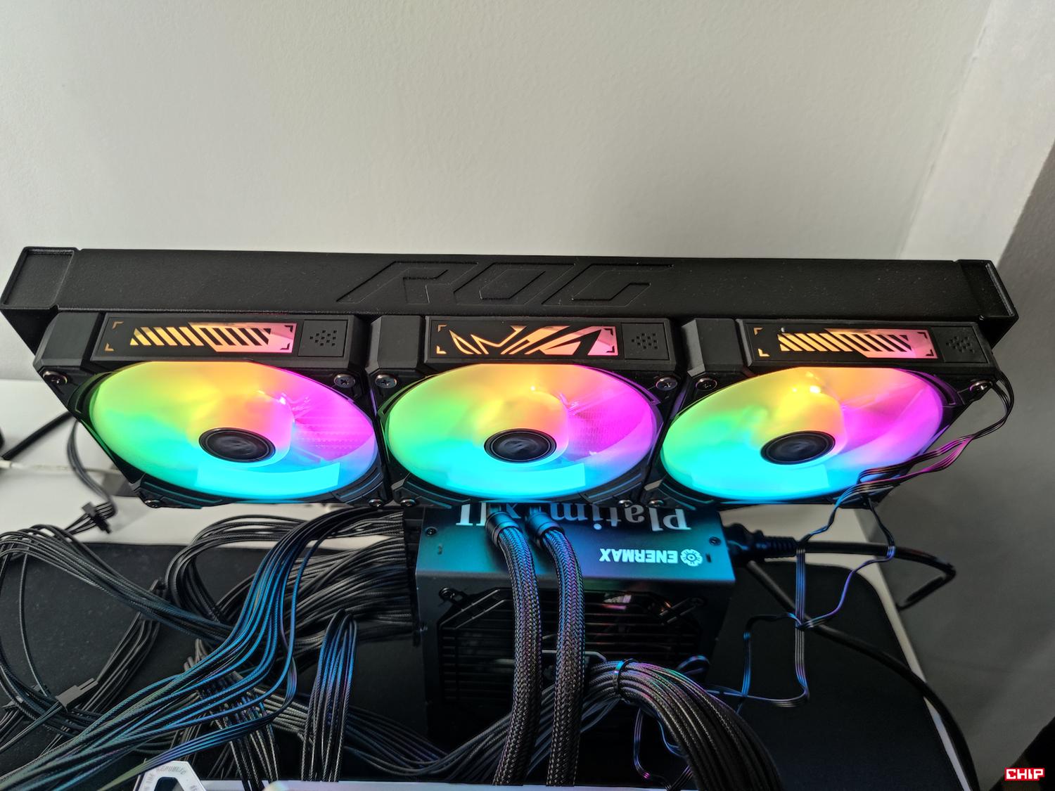 wygląd Asus ROG Ryuo IV SLC 360 ARGB