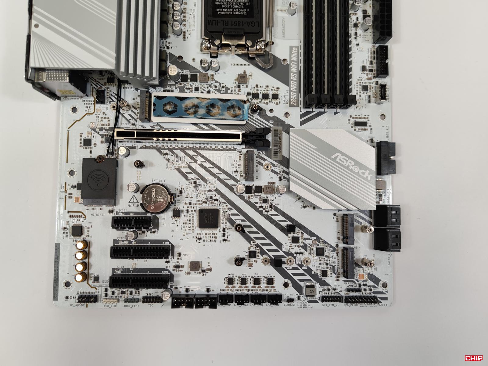 test ASRock Z890 Pro RS WiFi White, recenzja ASRock Z890 Pro RS WiFi White, opinia ASRock Z890 Pro RS WiFi White