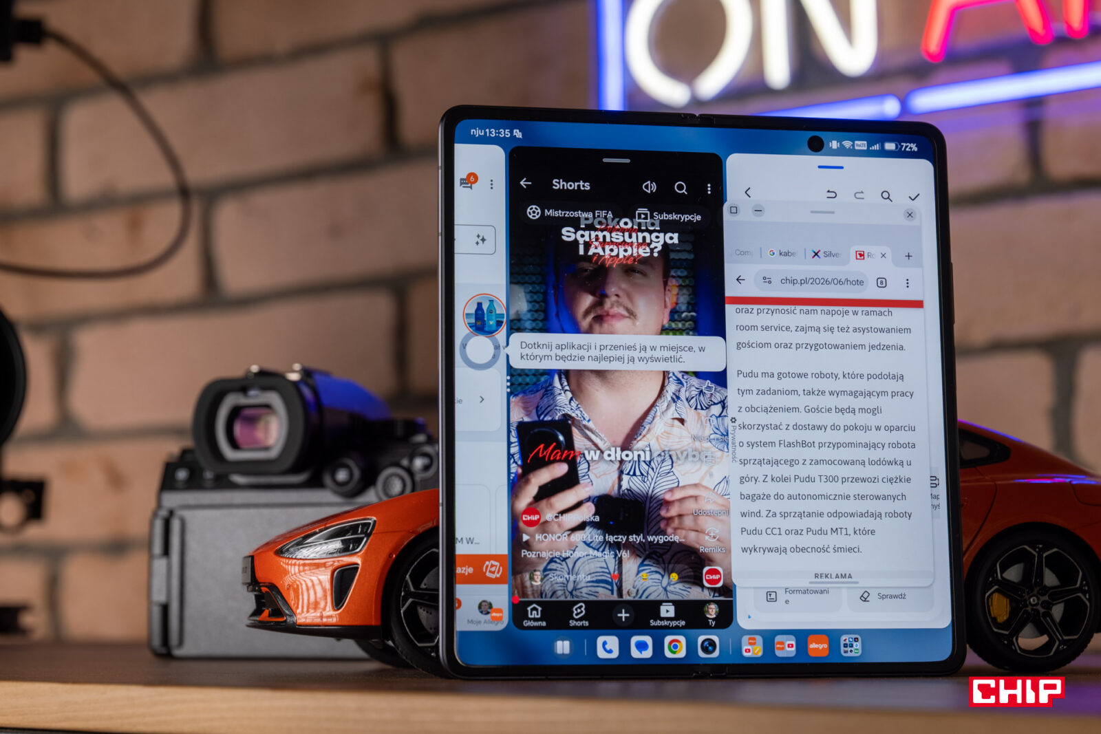 Honor Magic V6 wielozadaniowość