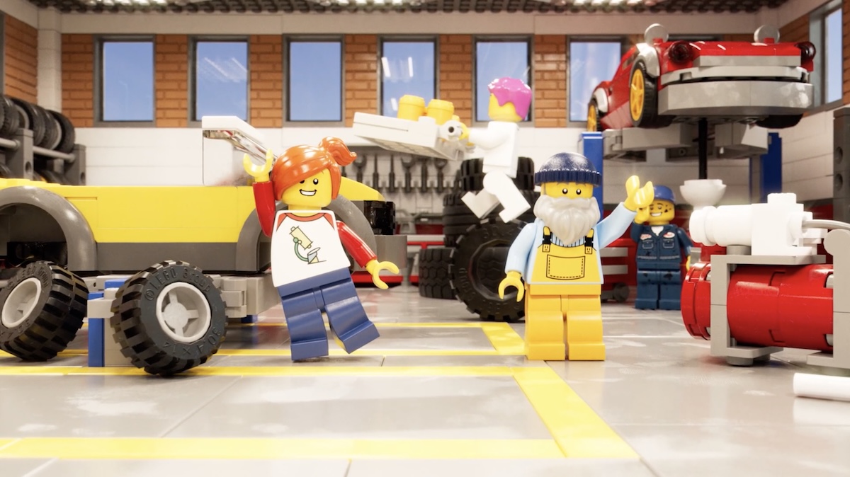 LEGO opony recykling