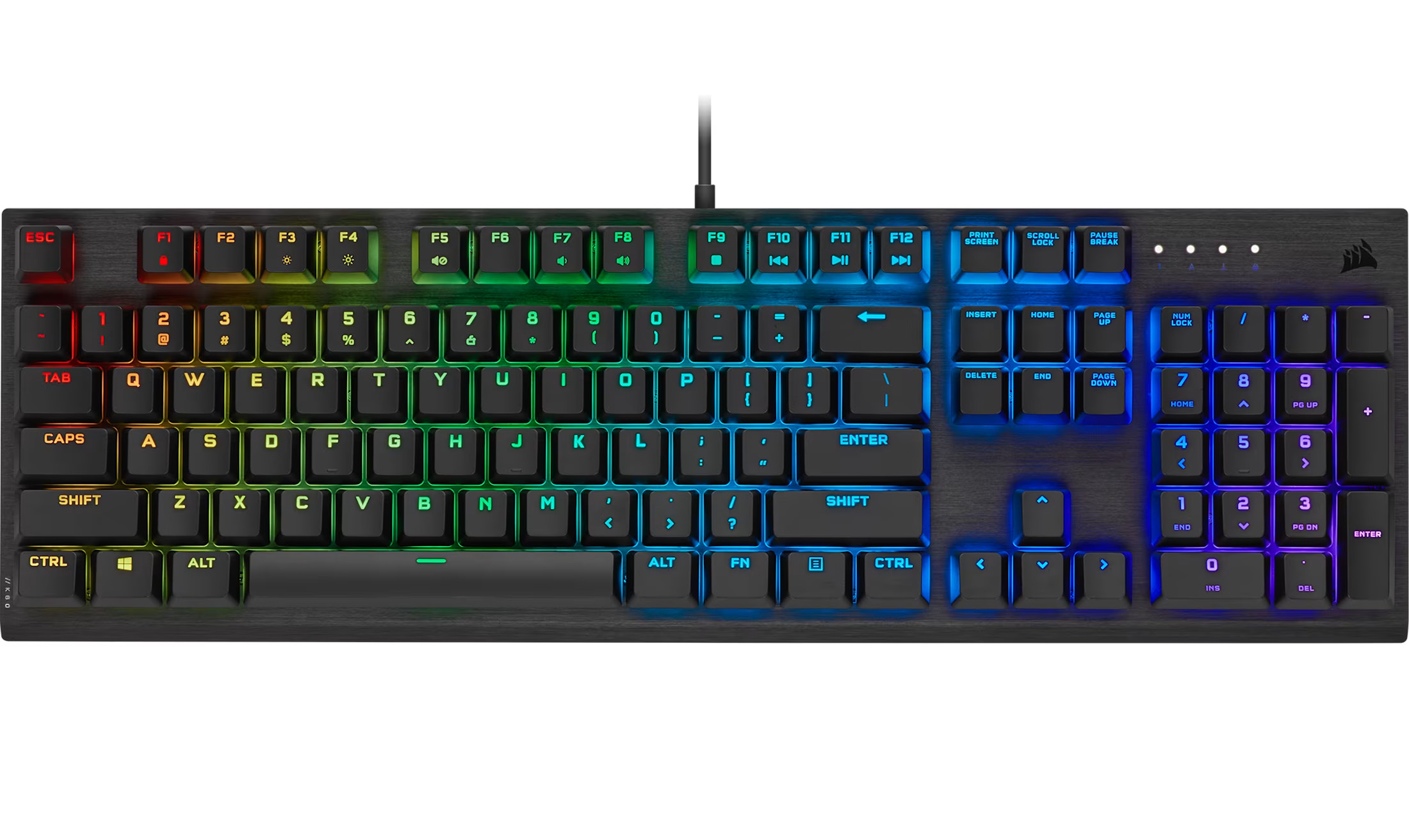 Klawiatura Corsair K60 Pro Cherry Viola Black – w tej cenie żal nie kupić