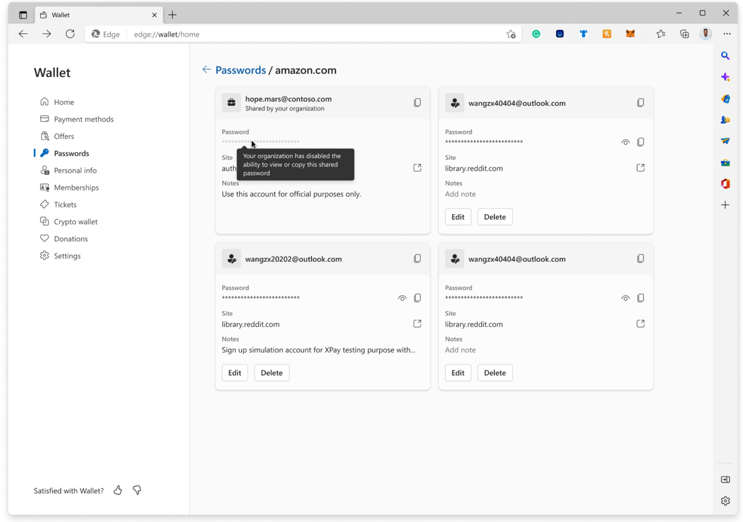 Firmy podziękują Microsoftowi za tą zmianę. Edge lepiej zadba o hasła