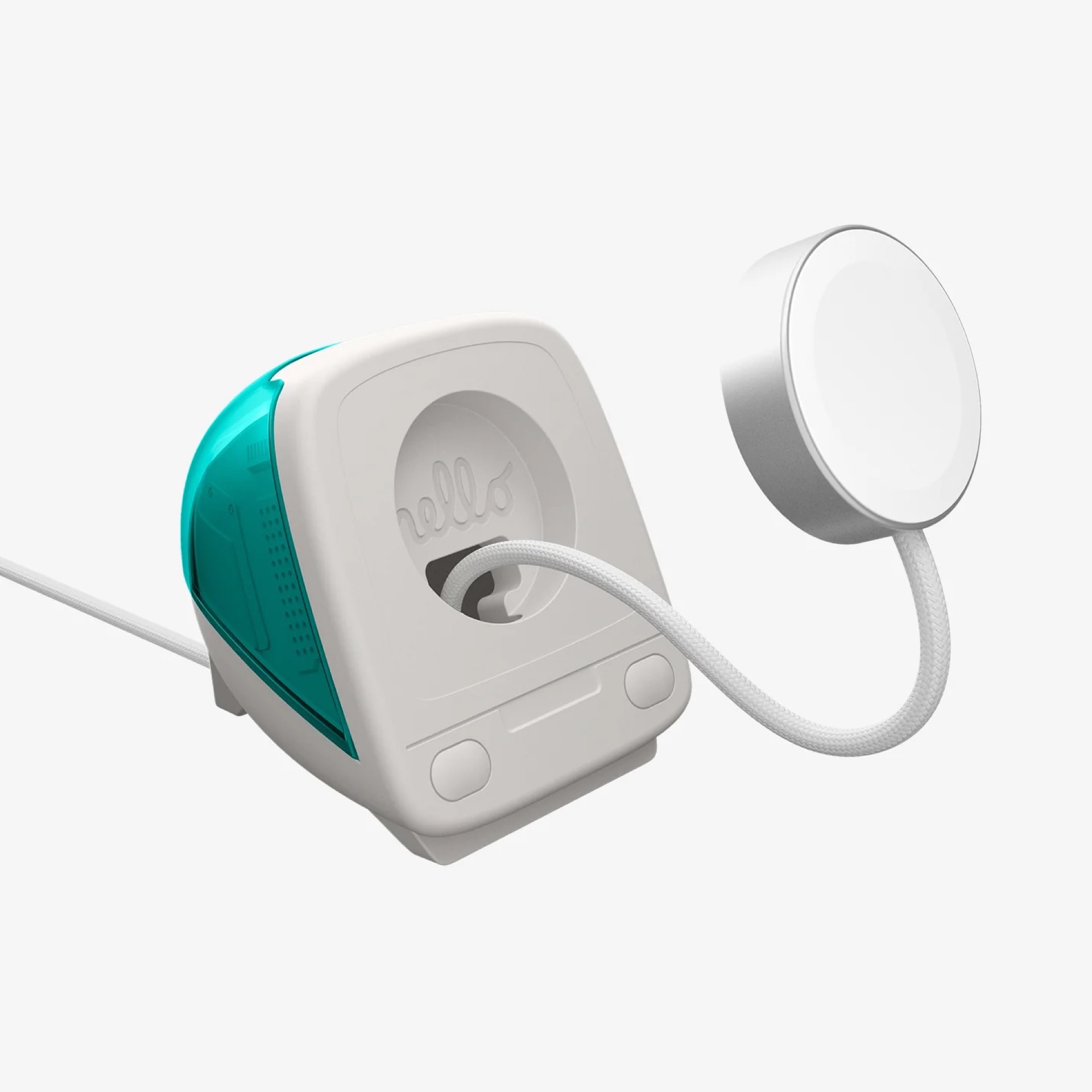Nostalgiczny stojak na Apple Watch wzorowany na iMac G3. Spigen cofa nas do przeszłości