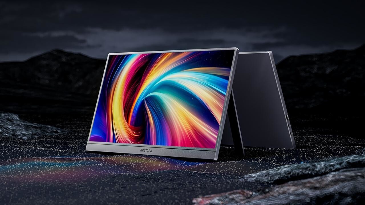 Przenośny monitor 16,1 cala Arzopa Z3FC z płynnością 180 Hz w atrakcyjnej cenie