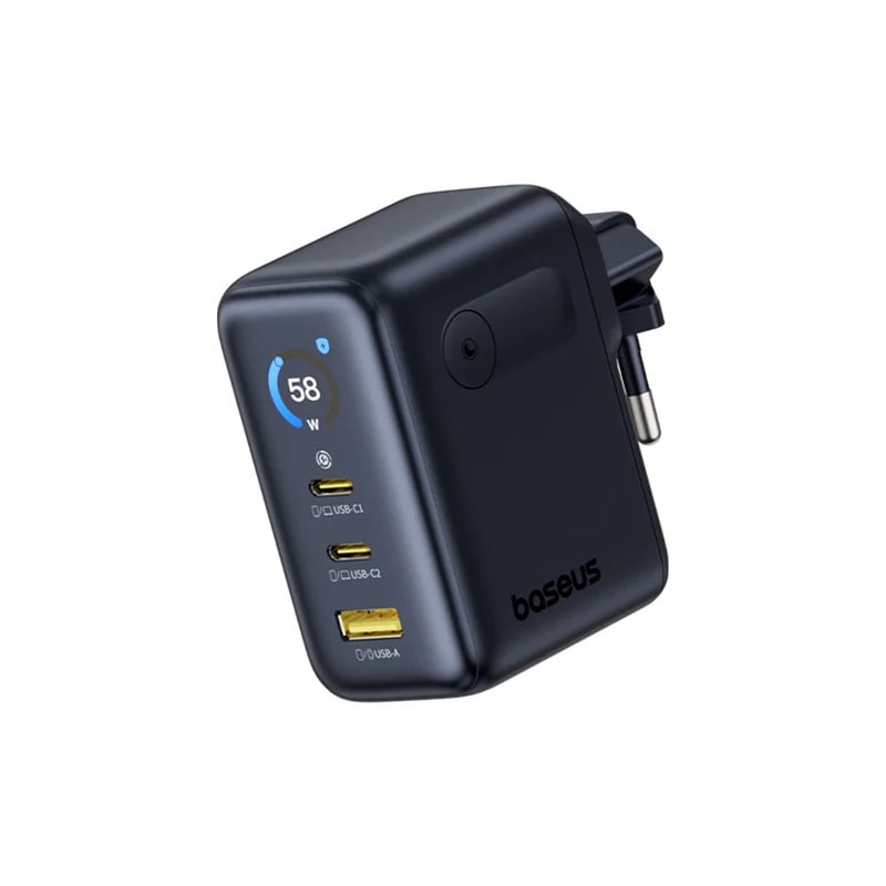 Mały i zgrabny Baseus PicoGo z wyświetlaczem naładuje jednocześnie laptop i telefon