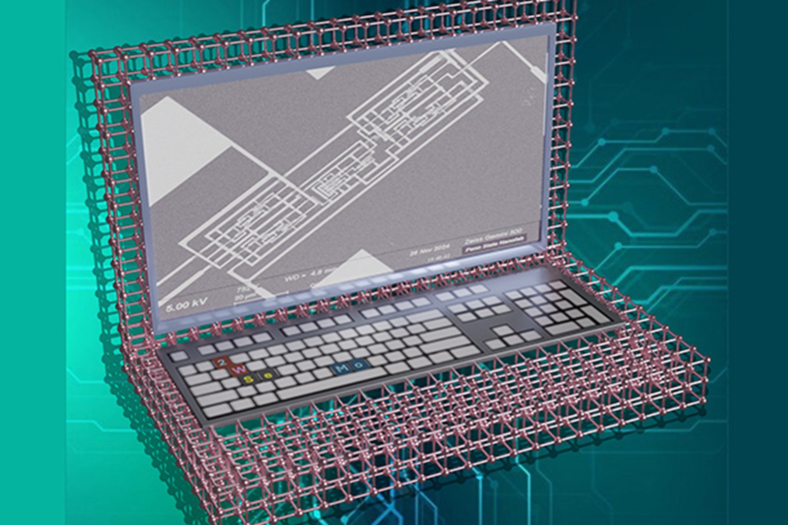 Komputer bez krzemu. Stworzyli układ wykorzystujący materiały, których nie zobaczysz gołym okiem
