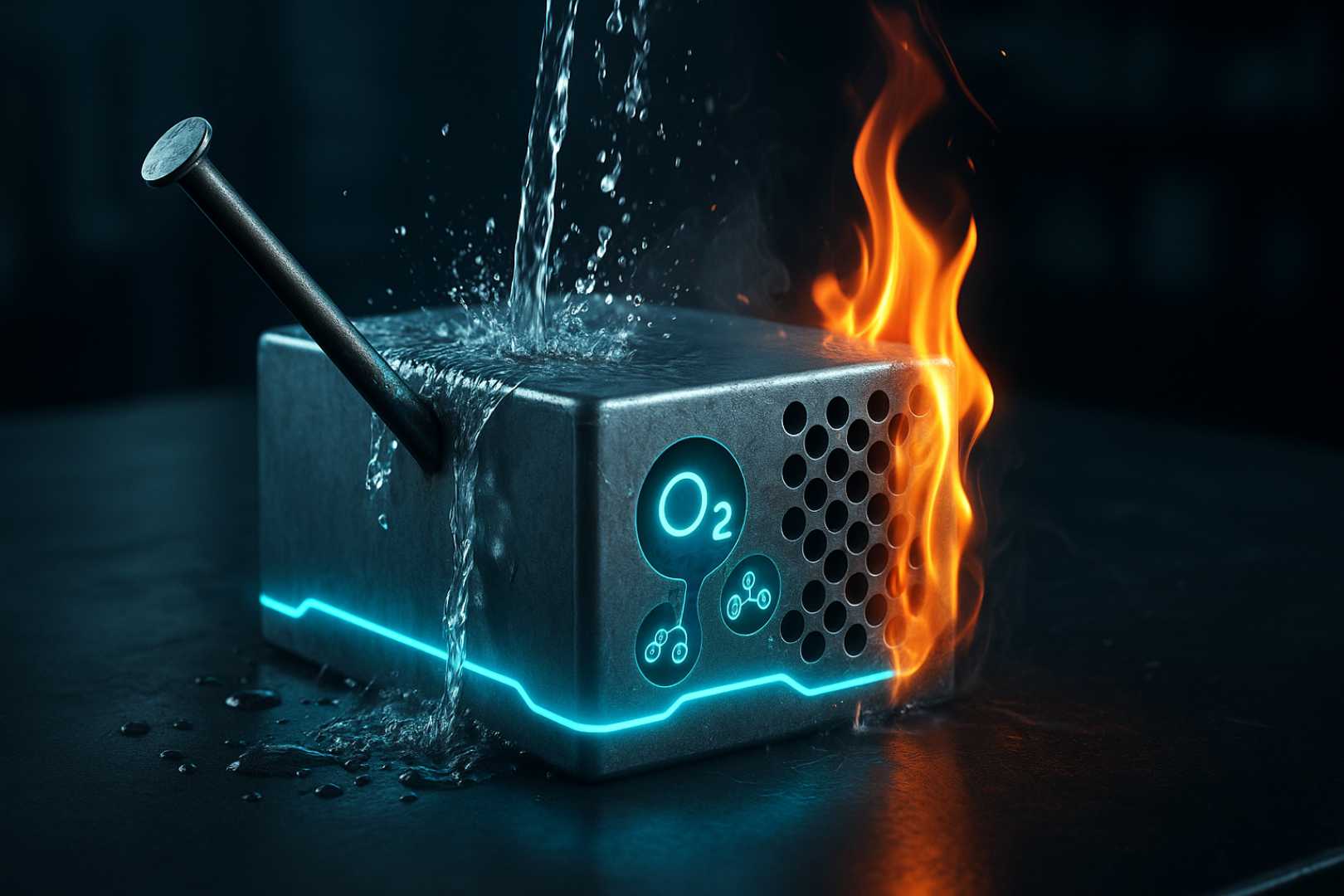 Wzięli nowy akumulator na tortury i wykazali, iż nie boi się ognia i wody