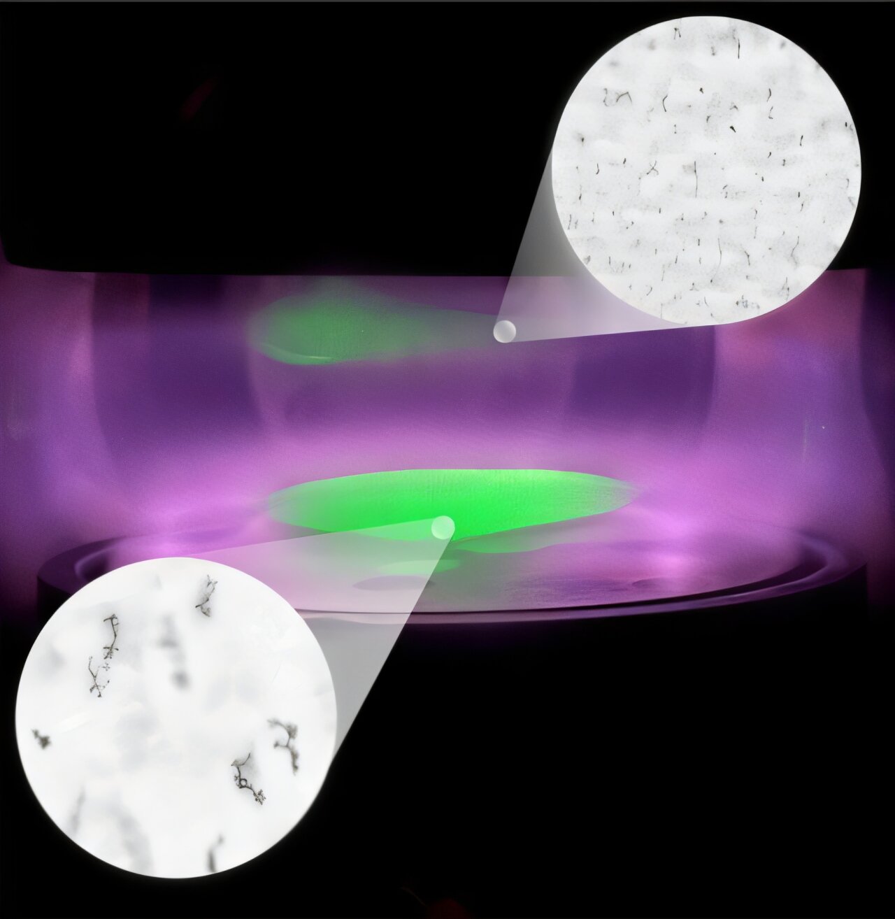 Puszyste ziarna lodu w plazmie. Naukowcy odtworzyli kosmiczną dynamikę materii w laboratorium