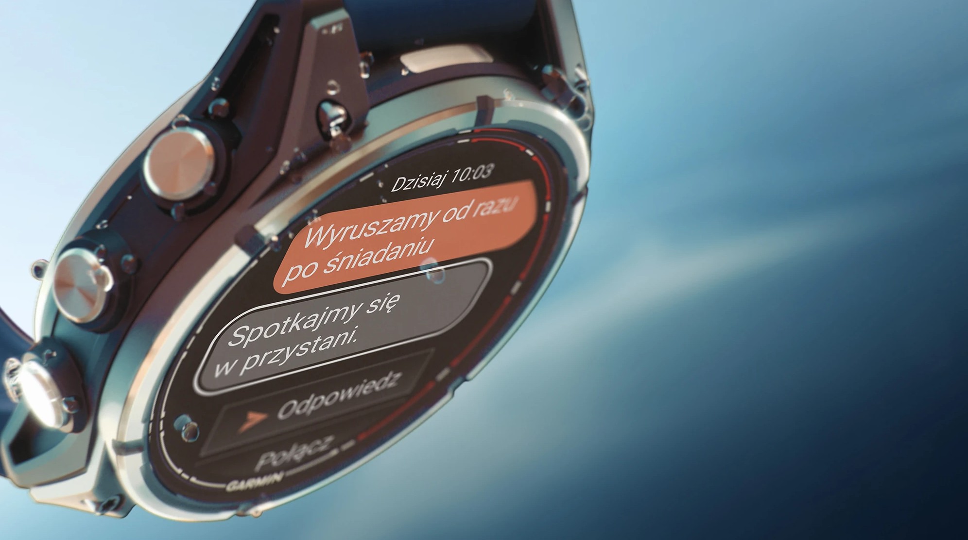 Garmin quatix 8 Pro. Ten smartwatch nie boi się braku zasięgu na pełnym morzu