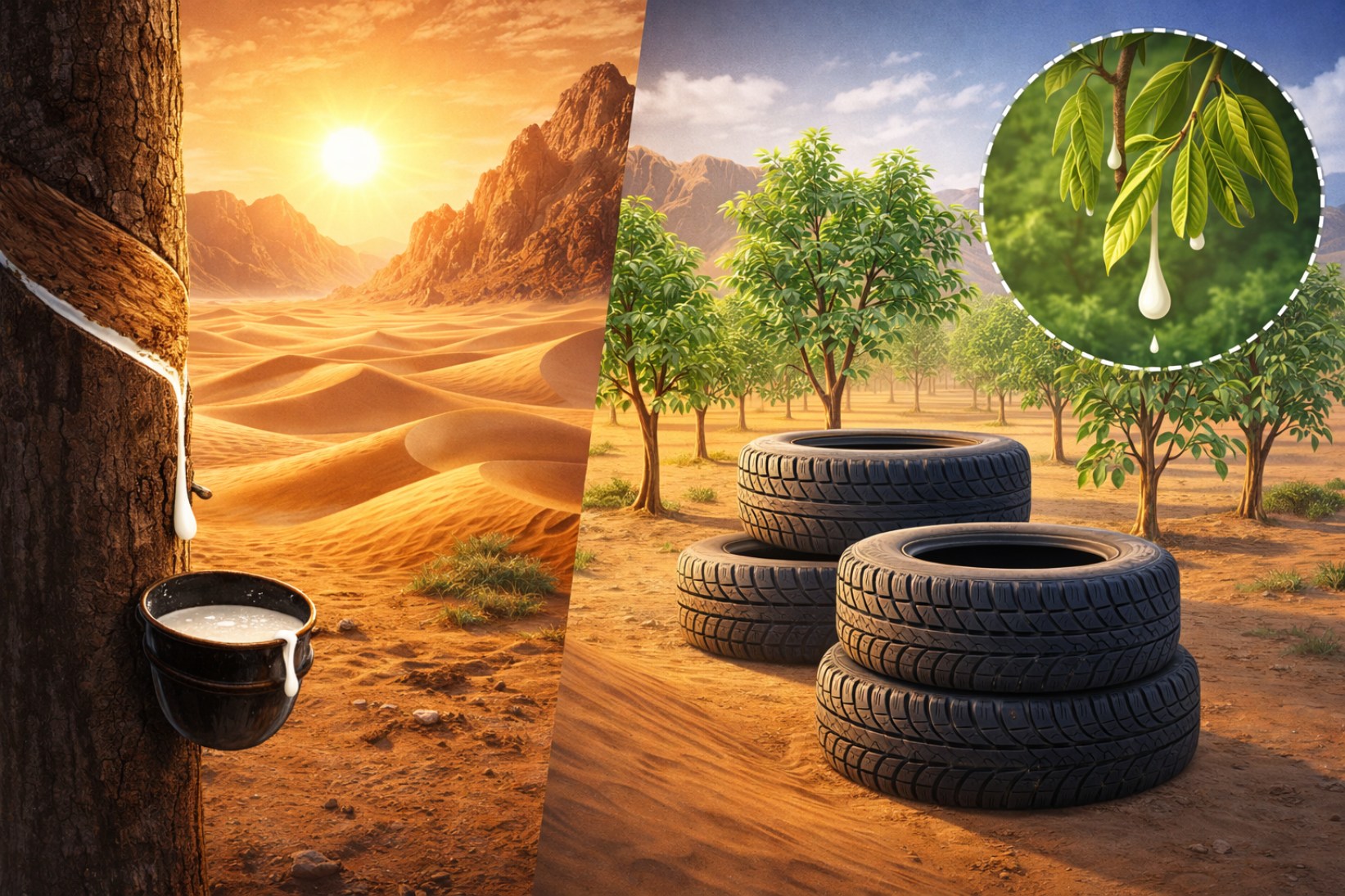 Guma wojskowa prosto z pustyni, czyli jak Chiny znów chcą zawładnąć światem