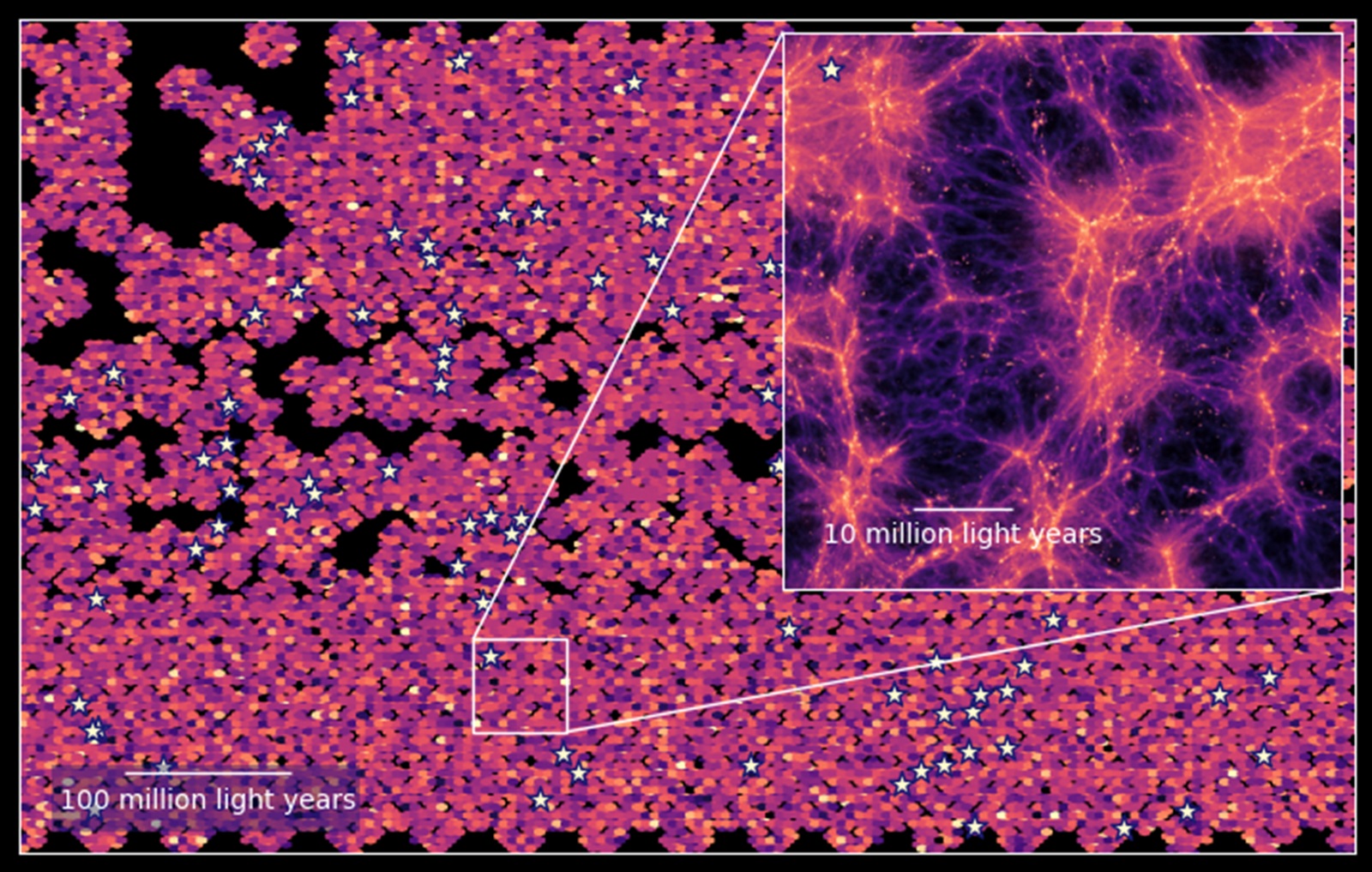 Mapa ujawniła struktury wszechświata sprzed miliardów lat. Astronomowie mówią o morzu światła