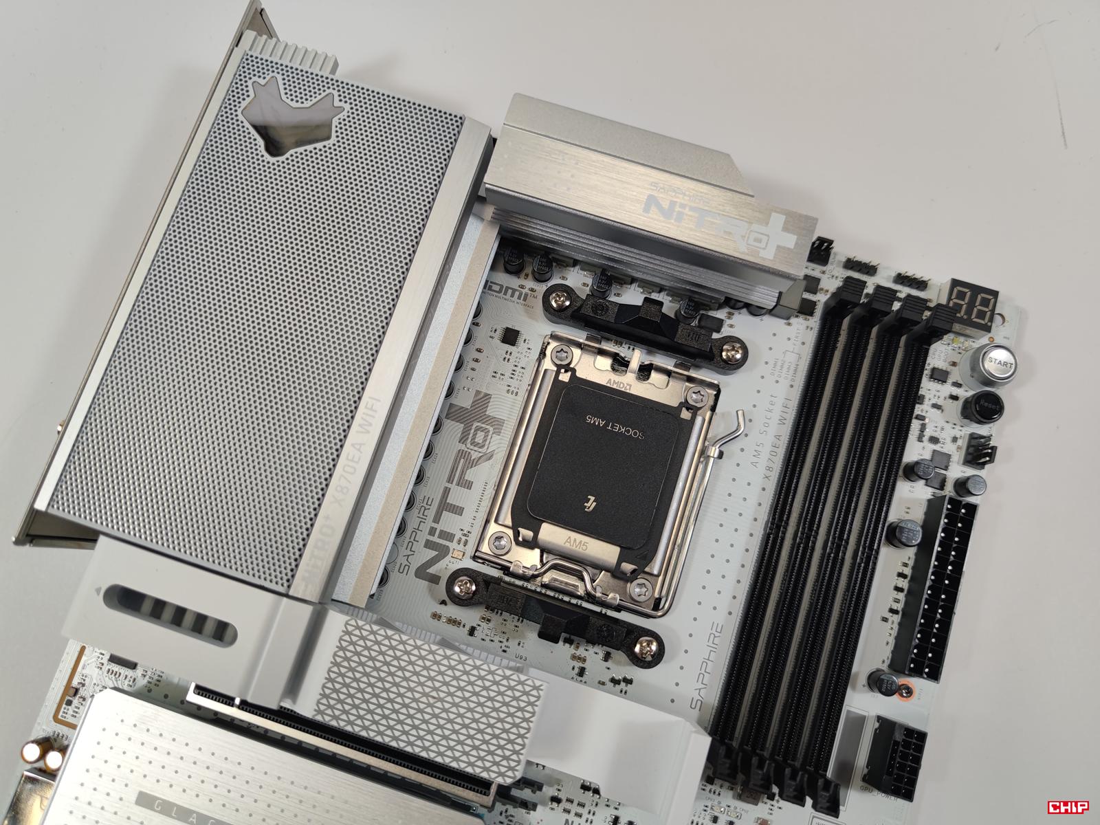 Test Sapphire Nitro+ X870EA PhantomLink Polar Edition – płyta główna z zasilaniem karty graficznej