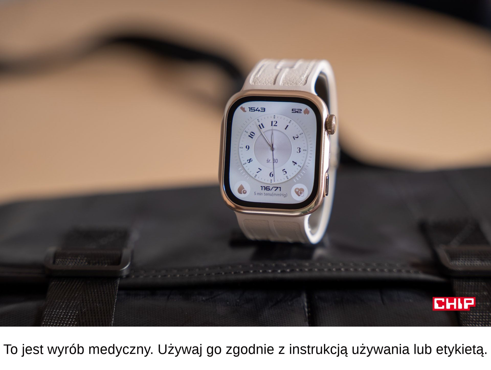 Ten zegarek naprawdę pompuje pasek. Tak HUAWEI WATCH D3 monitoruje ciśnienie przez 24 godziny